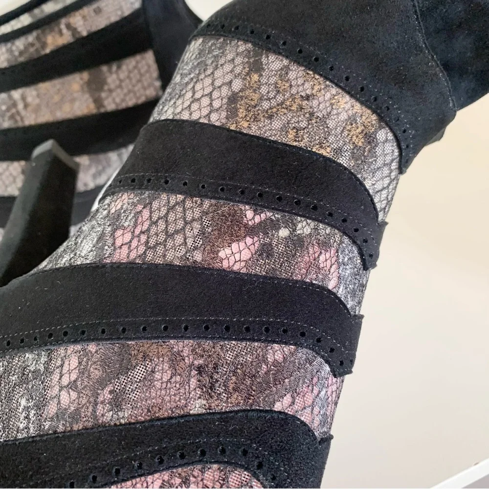 Jean-Michel Cazabat lace Oxford booties